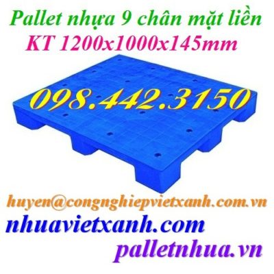 Pallet nhựa 1200x1000x145mm PL09LS