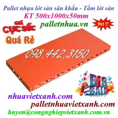 Pallet lót sàn sân khấu