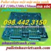 Pallet nhựa 1100x1100x150mm xanh nhạt
