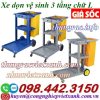 Xe dọn vệ sinh 3 tầng chữ L