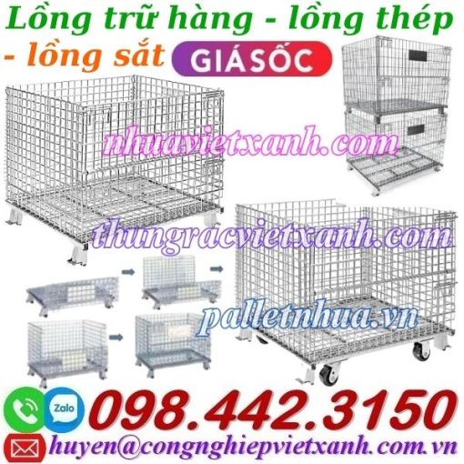 Lồng trữ hàng - lồng thép - lồng sắt