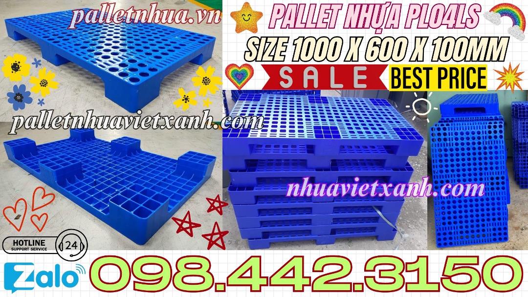 Pallet nhựa PL04LS - 600x1000x100mm
