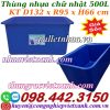 Thùng nhựa chữ nhật 500L