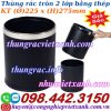 Thùng rác tròn 2 lớp bằng thép