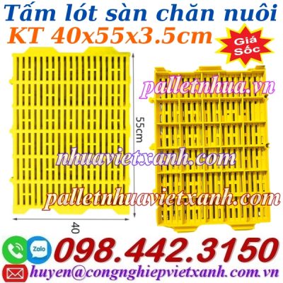 Tấm lót sàn chăn nuôi 400x550x35mm