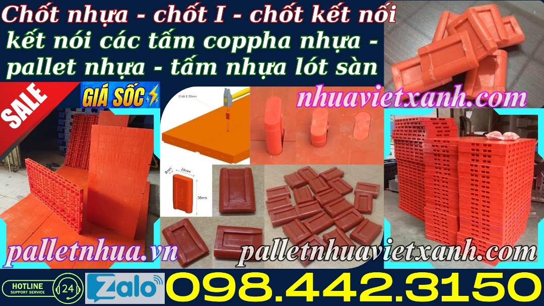 chốt i kết nối tấm coppha nhựa