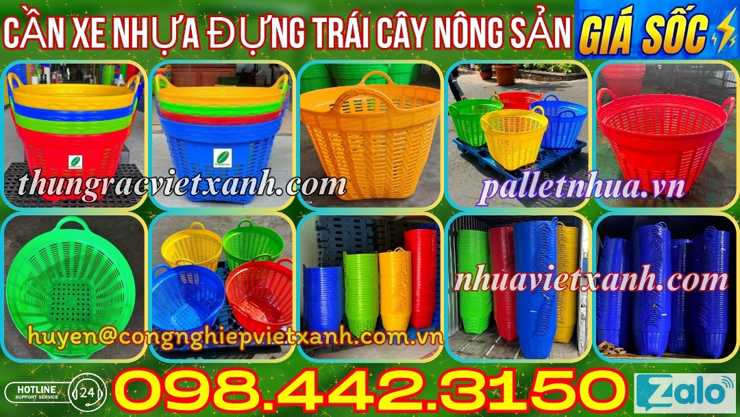 Cần xé nhựa đựng trái cây nông sản