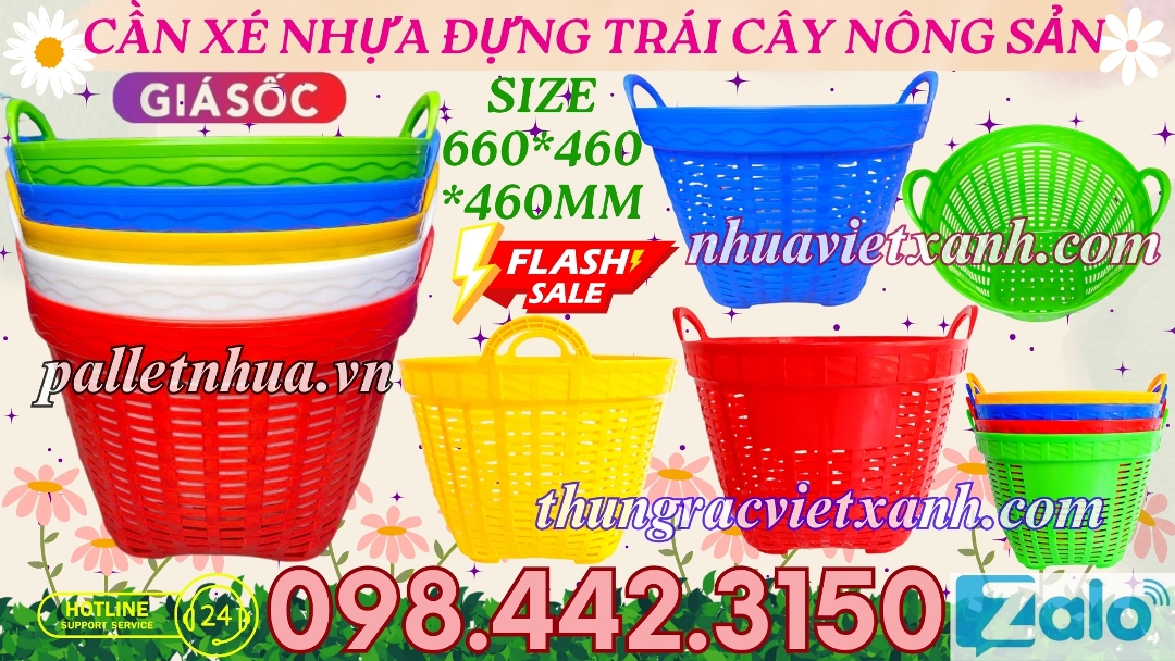 Cần xé nhựa đựng trái cây