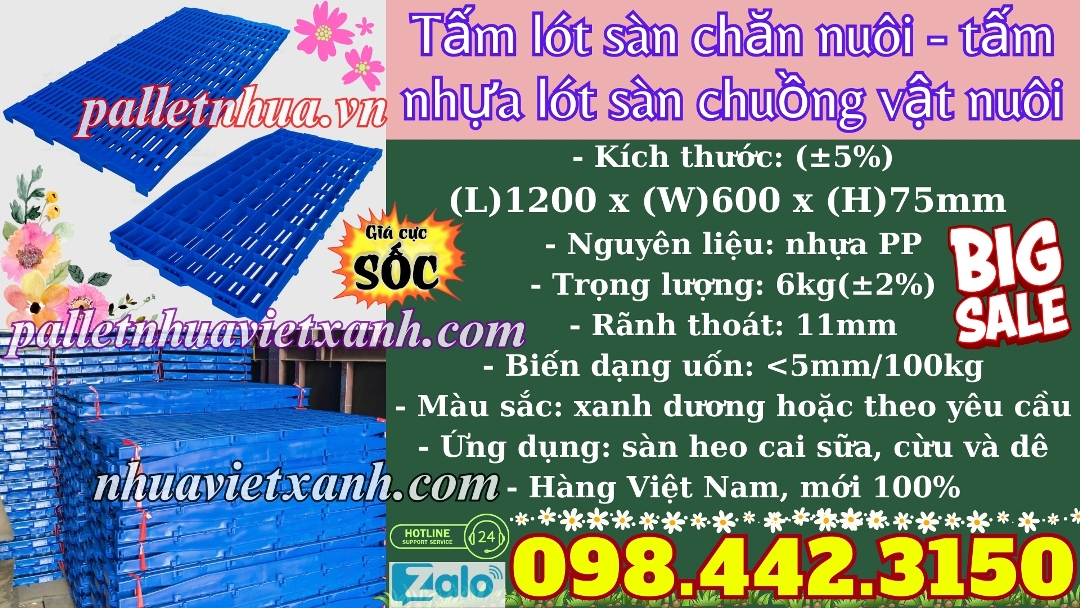 Tấm lót sàn chăn nuôi