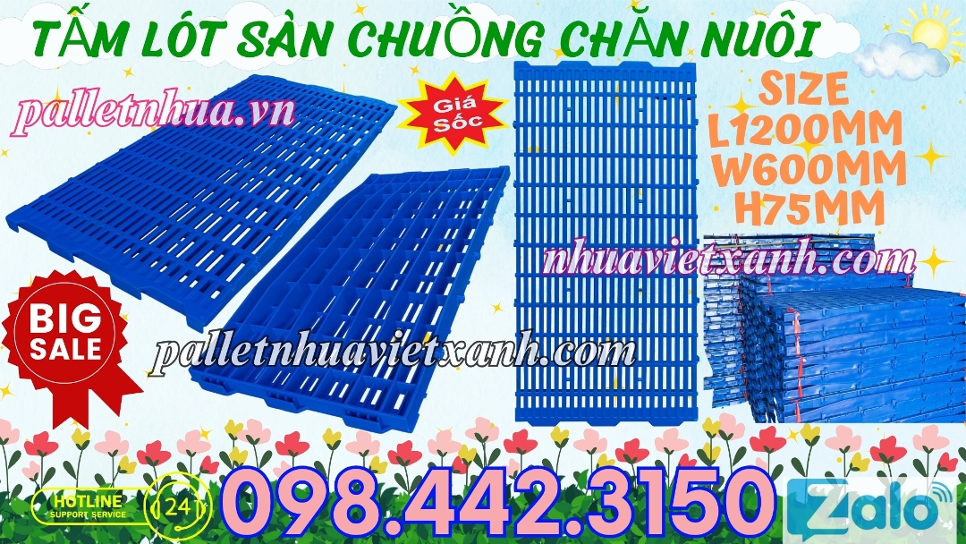 Tấm lót sàn chuồng chăn nuôi