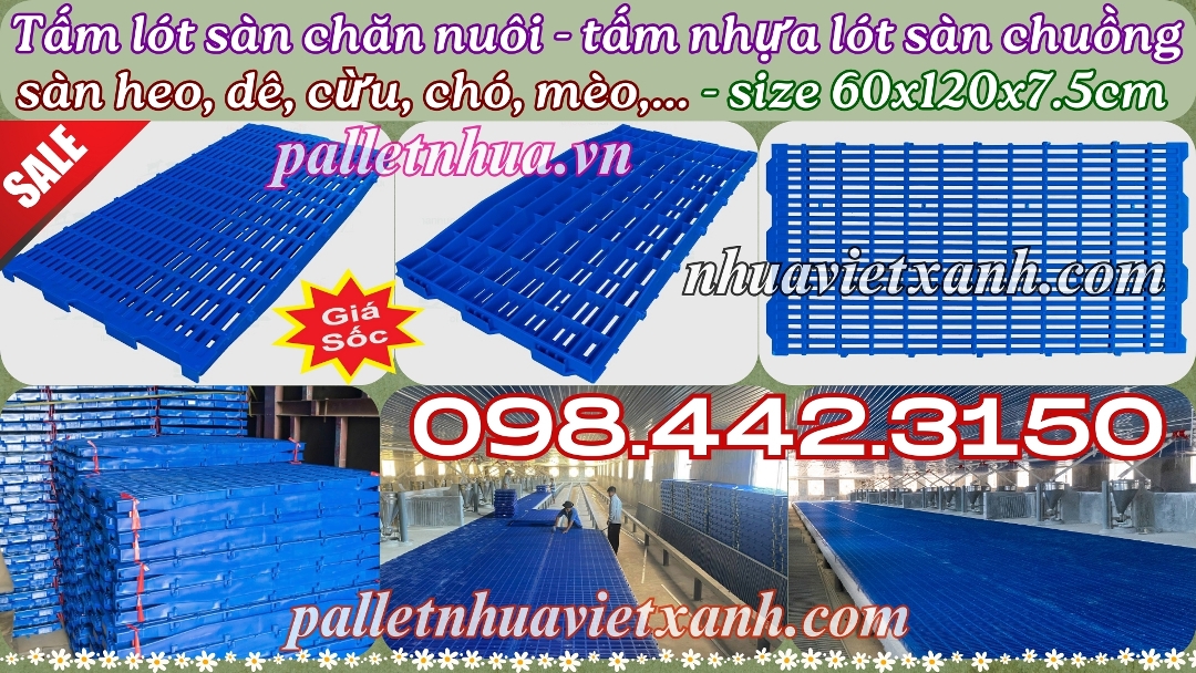 Tấm nhựa lót sàn chuồng chó mèo